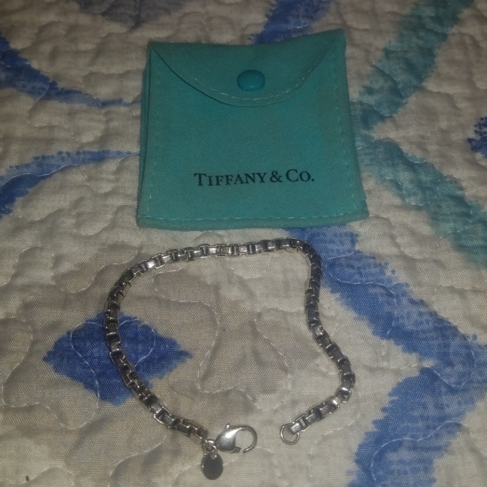SOLD.  Tiffany box link bracelet